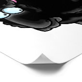 Schwarze Schafe Poster (Ecke)
