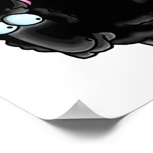 Schwarze Schafe Poster (Ecke)