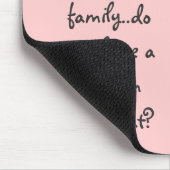 * Schwarze Schafe - rosa Mousepad * (Ecke)