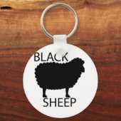 Schwarze Schafe Schlüsselanhänger (Vorderseite)