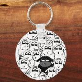 Schwarze Schafe Schlüsselanhänger (Vorderseite)