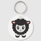 Schwarze Schafe Schlüsselanhänger (Vorderseite)