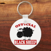 Schwarze Schafe Schlüsselanhänger (Vorderseite)