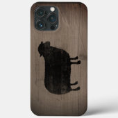 Schwarze Schafe Silhouette Case-Mate iPhone Hülle (Rückseite)