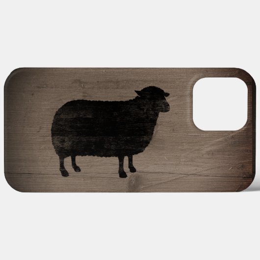 Schwarze Schafe Silhouette Case-Mate iPhone Hülle (Rückseite (Horizontal))