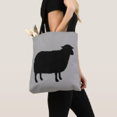 Schwarze Schafe Silhouette Tasche (Von Nahem)