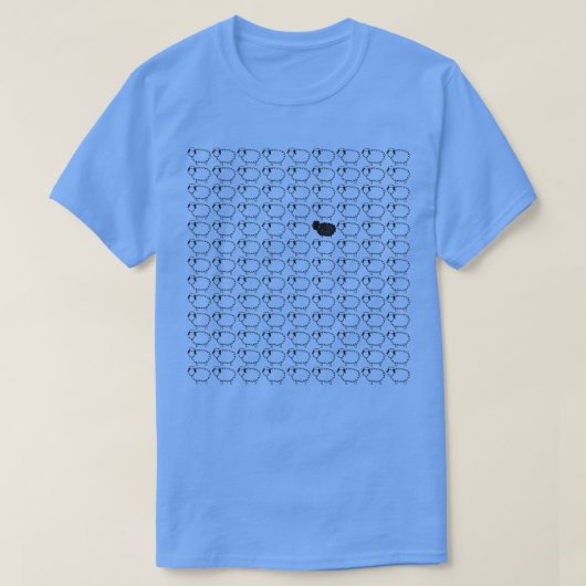 Schwarze Schafe T-Shirt (Design vorne)