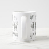 Schwarze Schafe trauen sich, verschiedene Jumbo-Tasse (Rückseite)