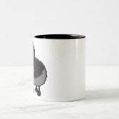 Schwarze Schafe Zweifarbige Tasse (Mittel)