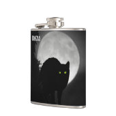 Schwarze Schälkatze beim Monsun Flachmann (Links)