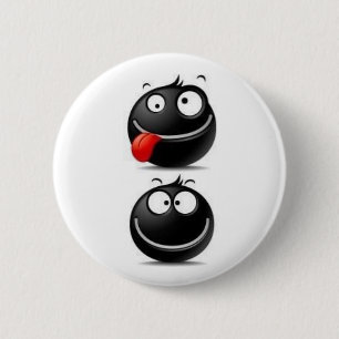 Schwarze Schaltfläche Button