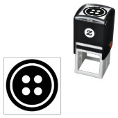 Schwarze Schaltfläche Permastempel (Beispiel)