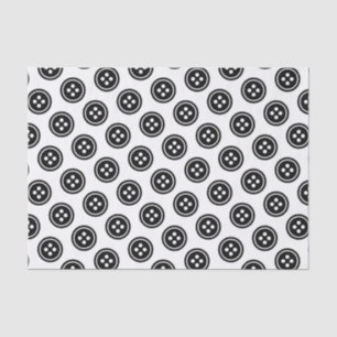 Schwarze Schaltfläche Seidenpapier