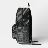 Schwarze Schalttafel der Technologie Bedruckter Rucksack (Rechts)