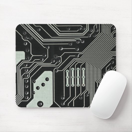 Schwarze Schalttafel der Technologie Mousepad (Mit Mouse)