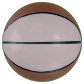 Schwarze Schatten (feste Farbe) Basketball (Vorderseite)