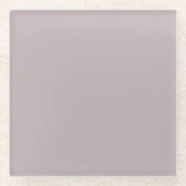 Schwarze Schatten (feste Farbe) Glasuntersetzer (Vorderseite)