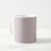 Schwarze Schatten (feste Farbe) Kaffeetasse (Vorderseite Links)