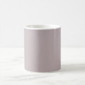 Schwarze Schatten (feste Farbe) Kaffeetasse (Mittel)