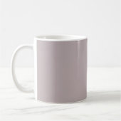 Schwarze Schatten (feste Farbe) Kaffeetasse (Links)
