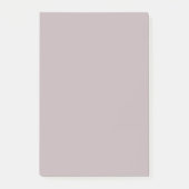 Schwarze Schatten (feste Farbe) Post-it Klebezettel (Vorderseite)