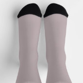 Schwarze Schatten (feste Farbe) Socken (Oben)