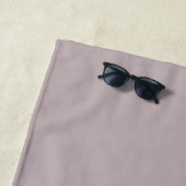 Schwarze Schatten (feste Farbe) Strandtuch (Beispiel)