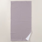Schwarze Schatten (feste Farbe) Strandtuch (Vorderseite)