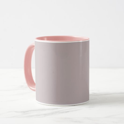 Schwarze Schatten (feste Farbe) Tasse (Vorderseite Links)