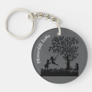 Schwarze Schatten Kunst Stiller Baum Inspirierend  Schlüsselanhänger