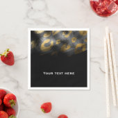 Schwarze Schatten & Leopard Print Exotisches Party Serviette (Beispiel)