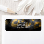 Schwarze Schatten und Leopard-Party Einladung (Insitu)