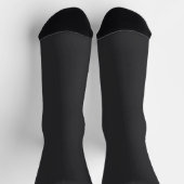 Schwarze Schiefer Socken (Oben)