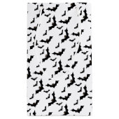 Schwarze Schläger, die in Bildung fliegen Kleine Geschenktüte (Rückseite)