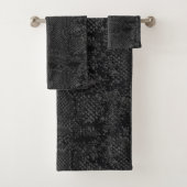 Schwarze Schlange Badhandtuch Set (Insitu)