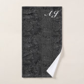Schwarze Schlange Badhandtuch Set (Handtuch)