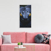 Schwarze Schlange Leinwanddruck (Insitu (Wohnzimmer))