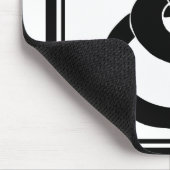 Schwarze Schlange Mousepad (Ecke)