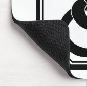 Schwarze Schlange Mousepad (Ecke)