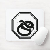 Schwarze Schlange Mousepad (Mit Mouse)
