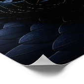 Schwarze Schlange Poster (Ecke)