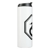 Schwarze Schlange Thermosbecher (Nach links gedreht)