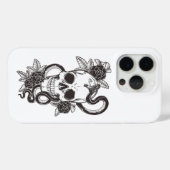 Schwarze Schlangen Tattoo Style Print Shootproof Case-Mate iPhone Hülle (Rückseite (Horizontal))