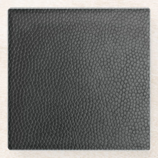 Schwarze Schlangenhaut Glasuntersetzer