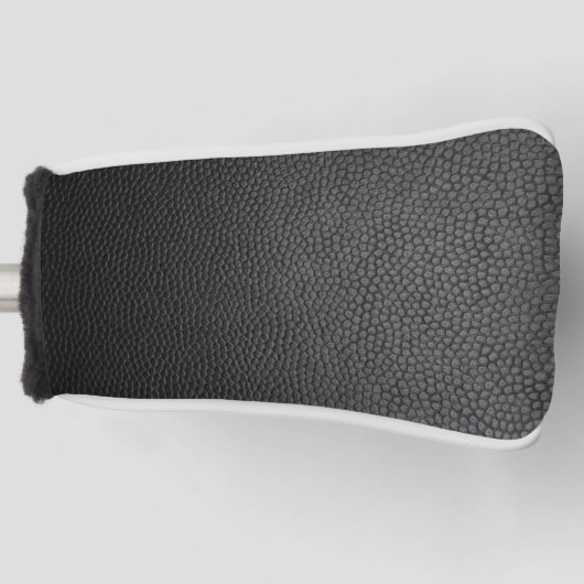 Schwarze Schlangenhaut Golf Headcover (Vorderseite)