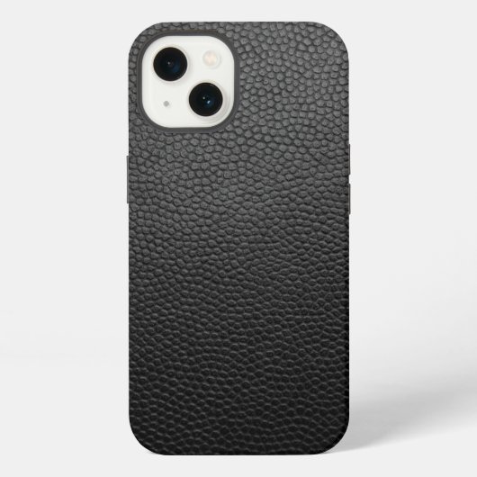 Schwarze Schlangenhaut   iPhone Hülle (Rückseite)