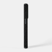 Schwarze Schlangenhaut  iPhone Hülle (Rechte Seite)