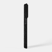 Schwarze Schlangenhaut iPhone Hülle (Rechte Seite)