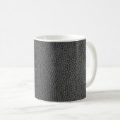 Schwarze Schlangenhaut Kaffeetasse (VorderseiteRechts)