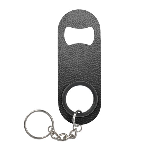 Schwarze Schlangenhaut Mini Flaschenöffner (Vorderseite)